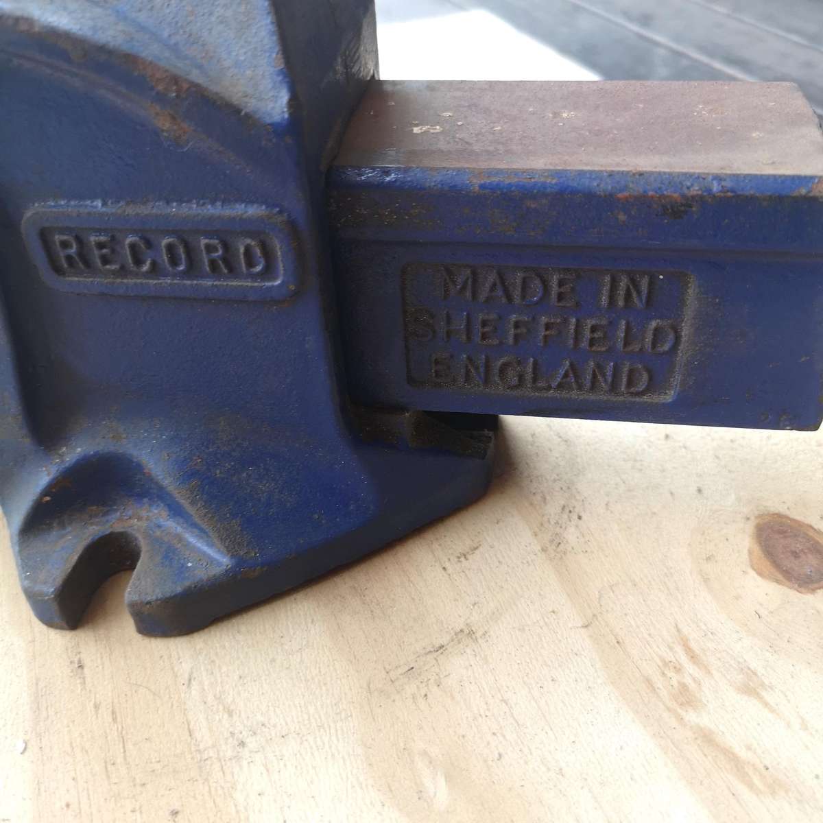 Record- Bench Vice 1Ton- Sheffield- Made in England