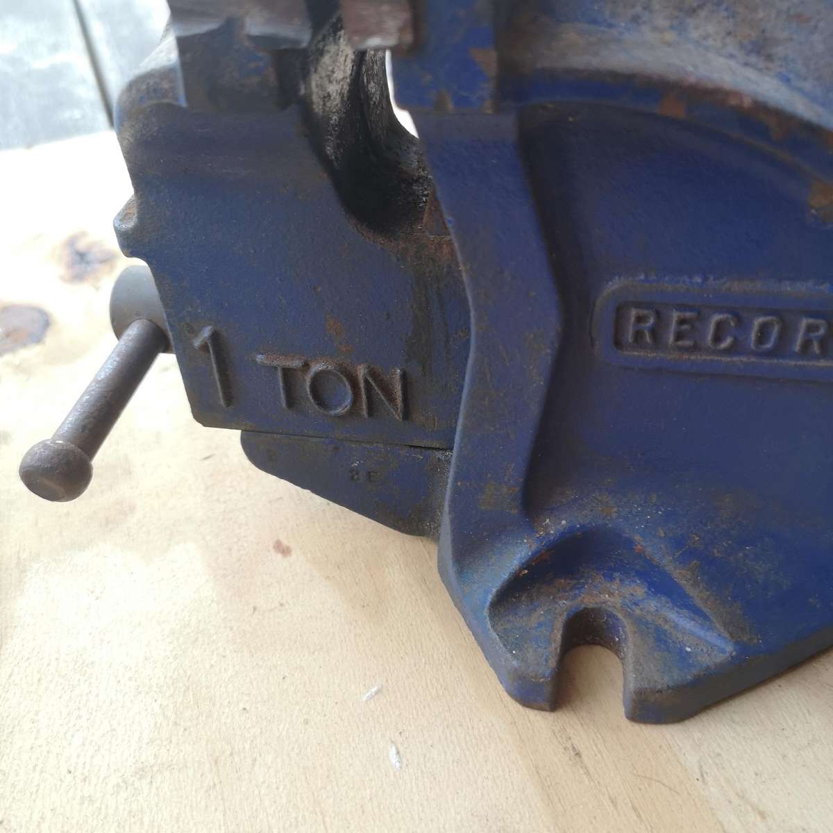 Record- Bench Vice 1Ton- Sheffield- Made in England