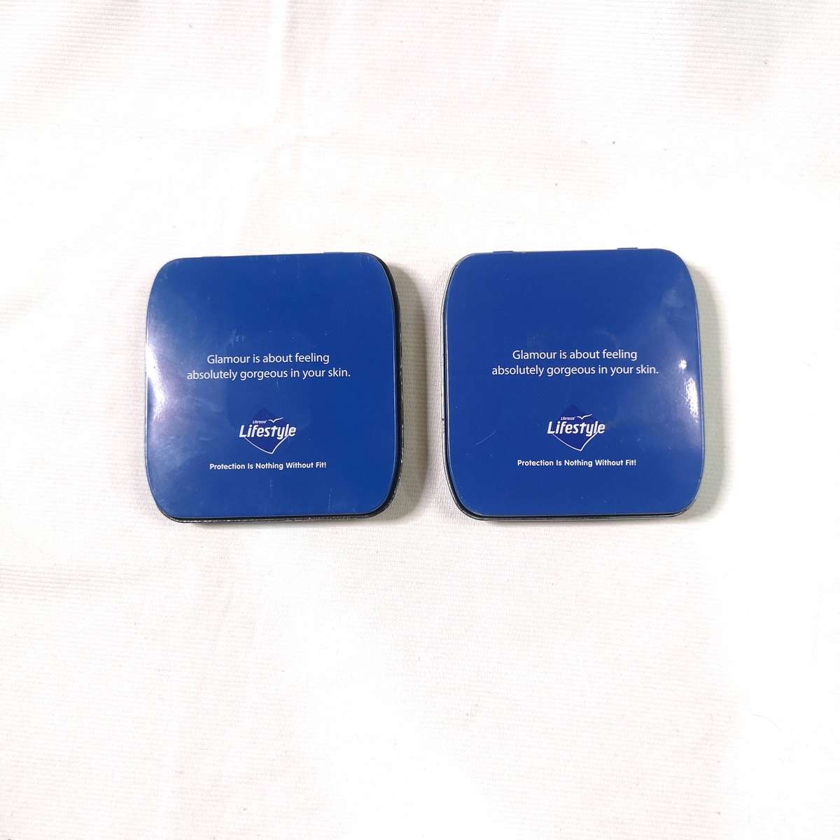 "Lifestyle" Tampon Storage Tin for Handbag- Beautiful Peacock Design. 2 tins