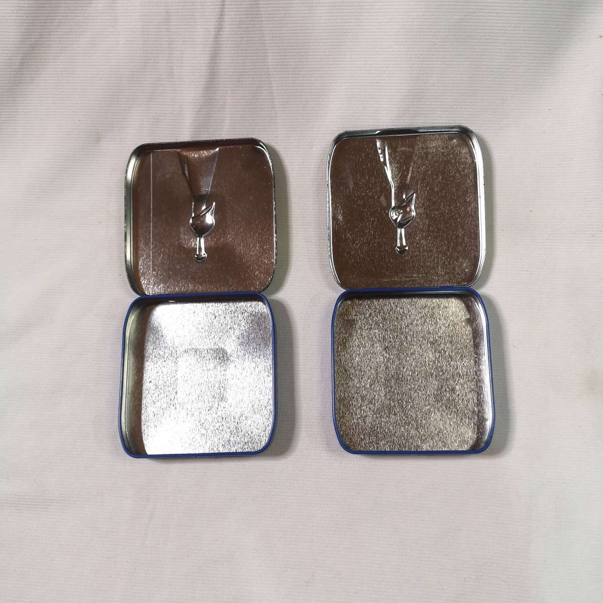 "Lifestyle" Tampon Storage Tin for Handbag- Beautiful Peacock Design. 2 tins