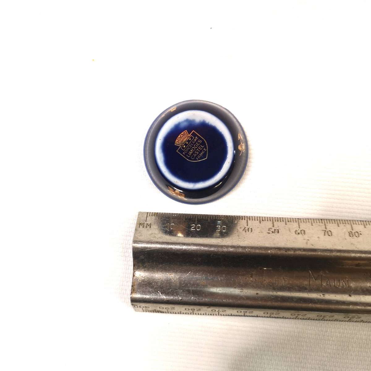 Limoges Cobalt Blue Miniature Bowl Made in FRANCE