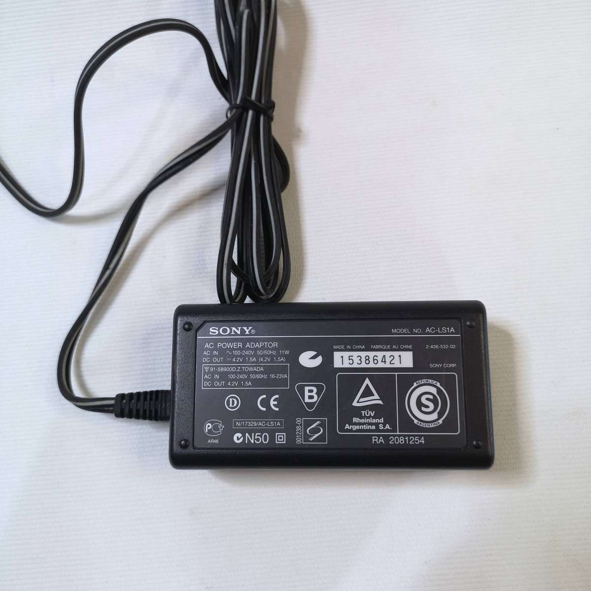AC-LS1A AC Adapter 4.2V 1.5A for Sony Cyber-Shot DSC Series Digital Camera OEM