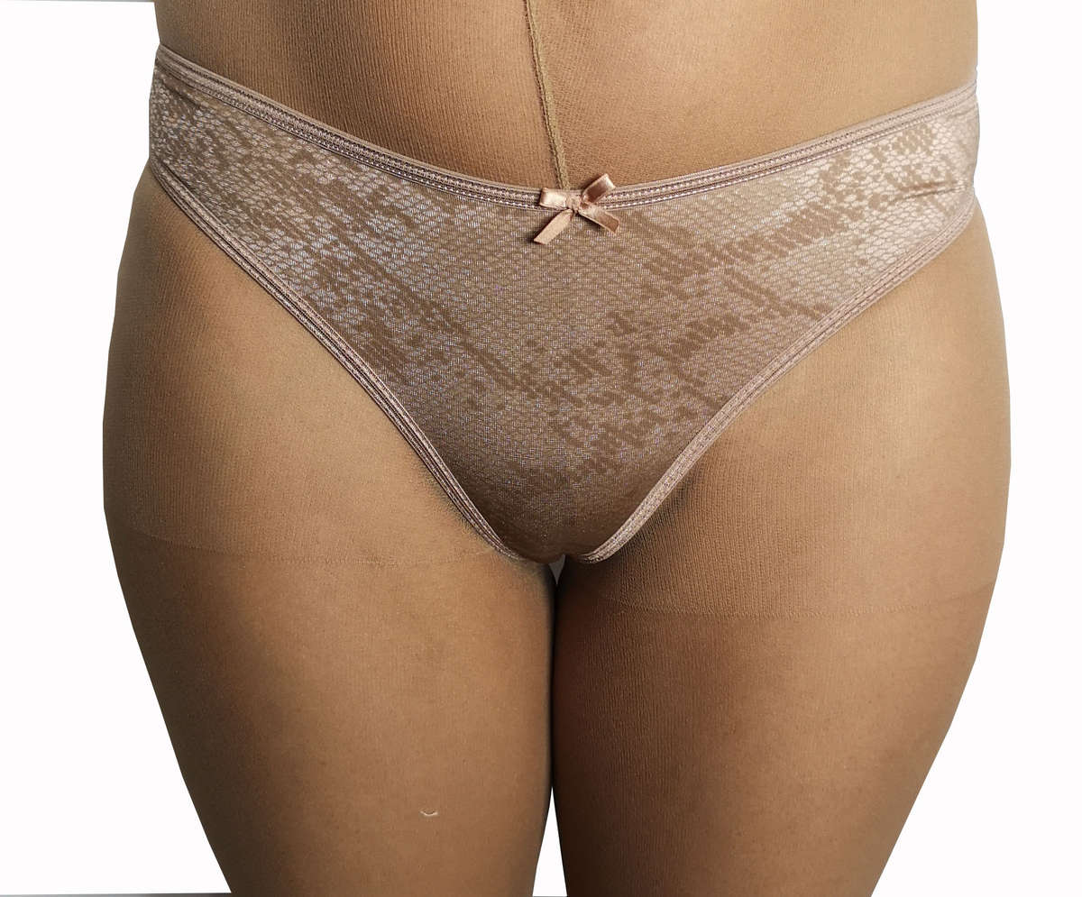 Snake Skin pattern & feel Thong