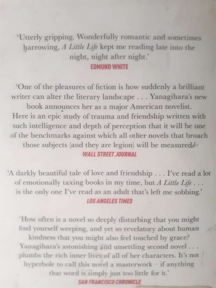 A Little Life ~ Hanya Yanagihara