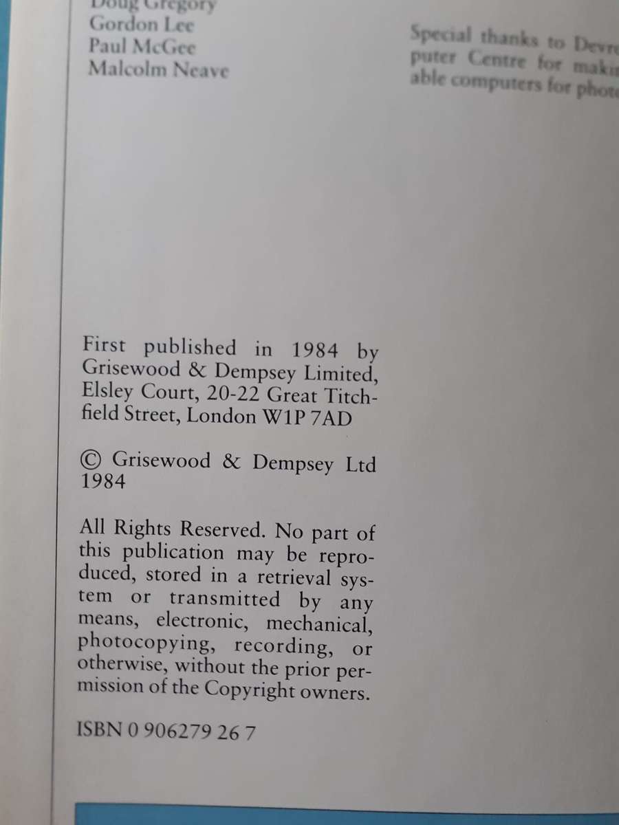 The Rainbow Book of BASIC PROGRAMS ~ Grisewood & Dempsey