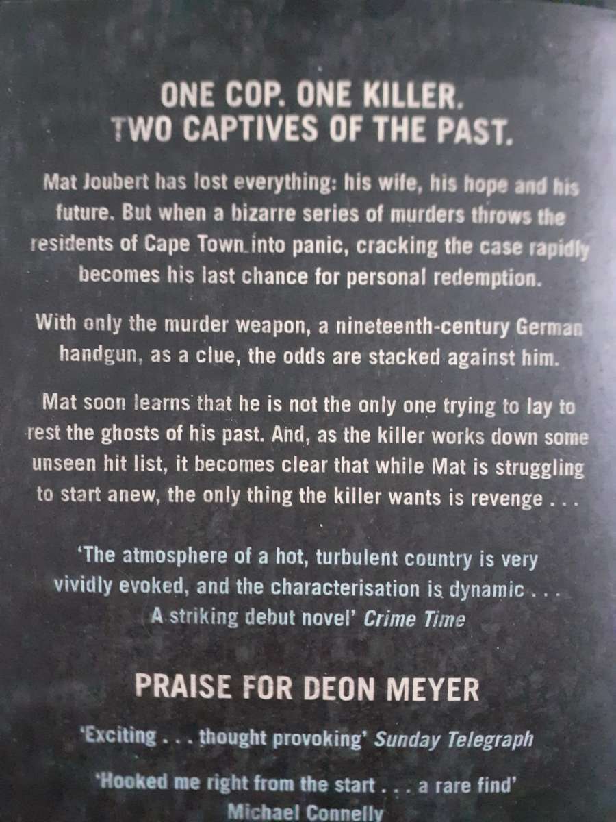 3 x novels by Deon Meyer - 7 Days / Devil's Peak / Dead Before Dying