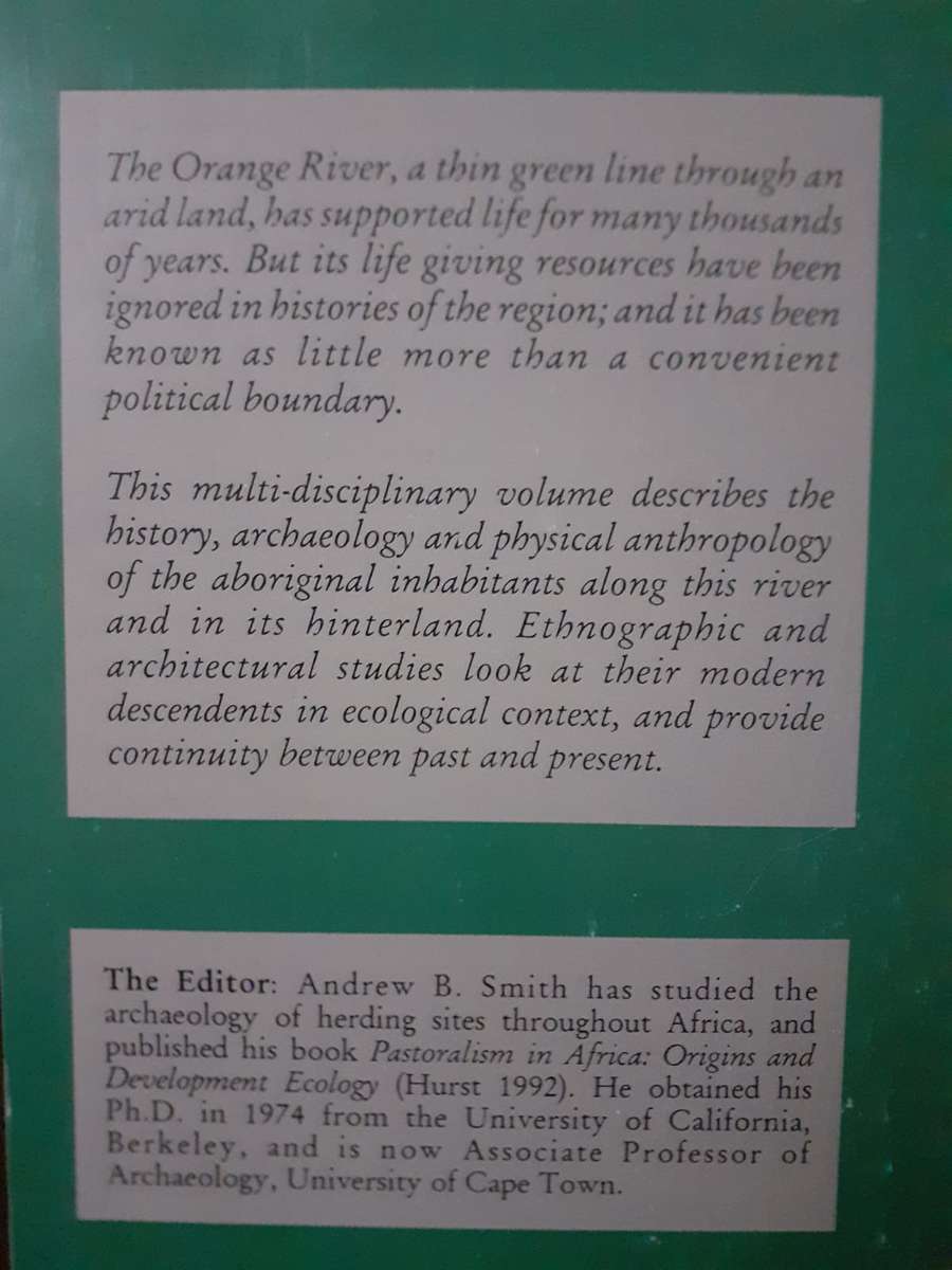 Einiqualand - studies of the Orange River frontier ~ edited by Andrew B Smith