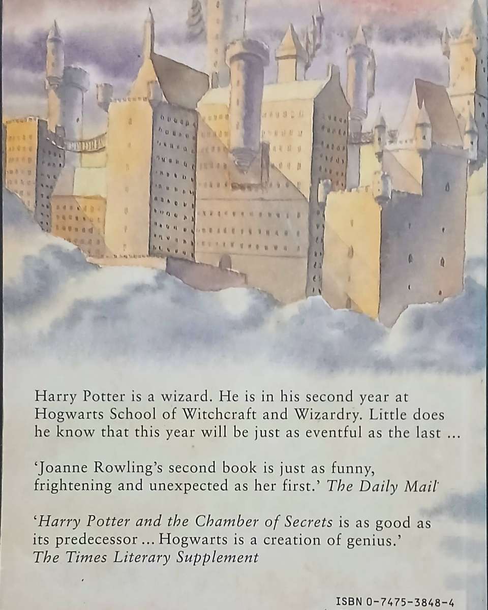 Harry Potter and the Chamber of Secrets ~ J K Rowing