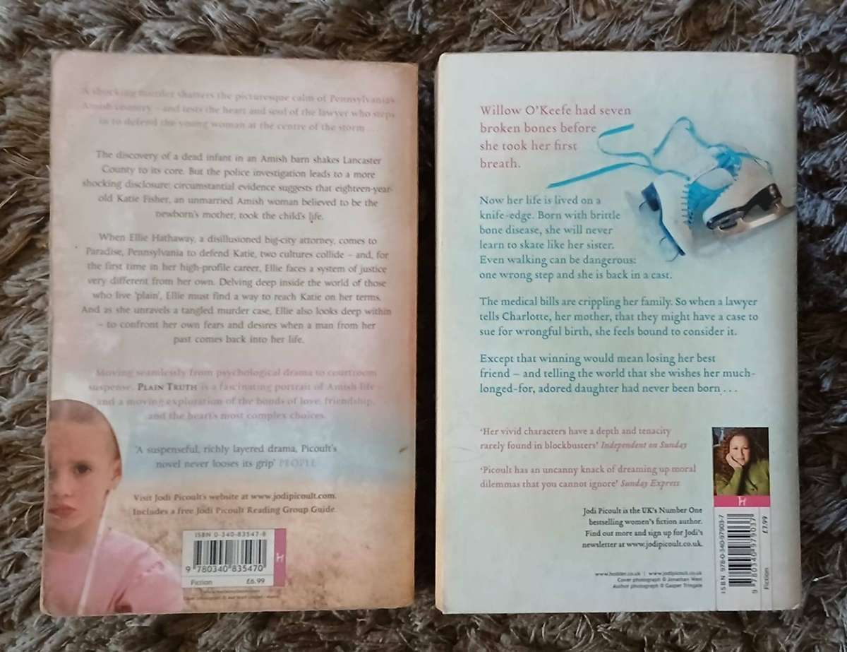 2 Novels by Jodi Picoult ~ Plain Truth / Handle with Care