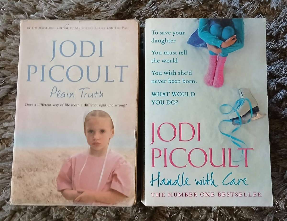 2 Novels by Jodi Picoult ~ Plain Truth / Handle with Care
