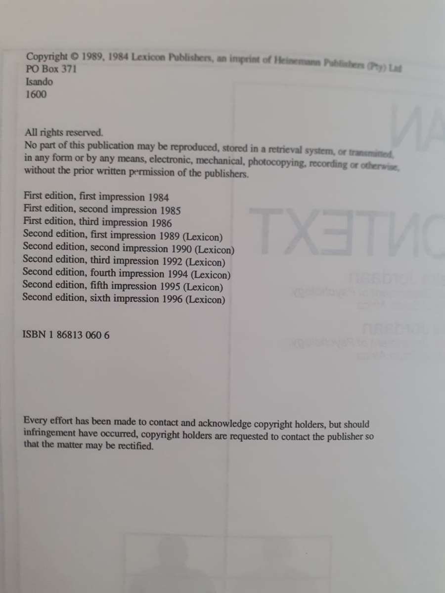 Man in Context ~ W J & J J Jordaan