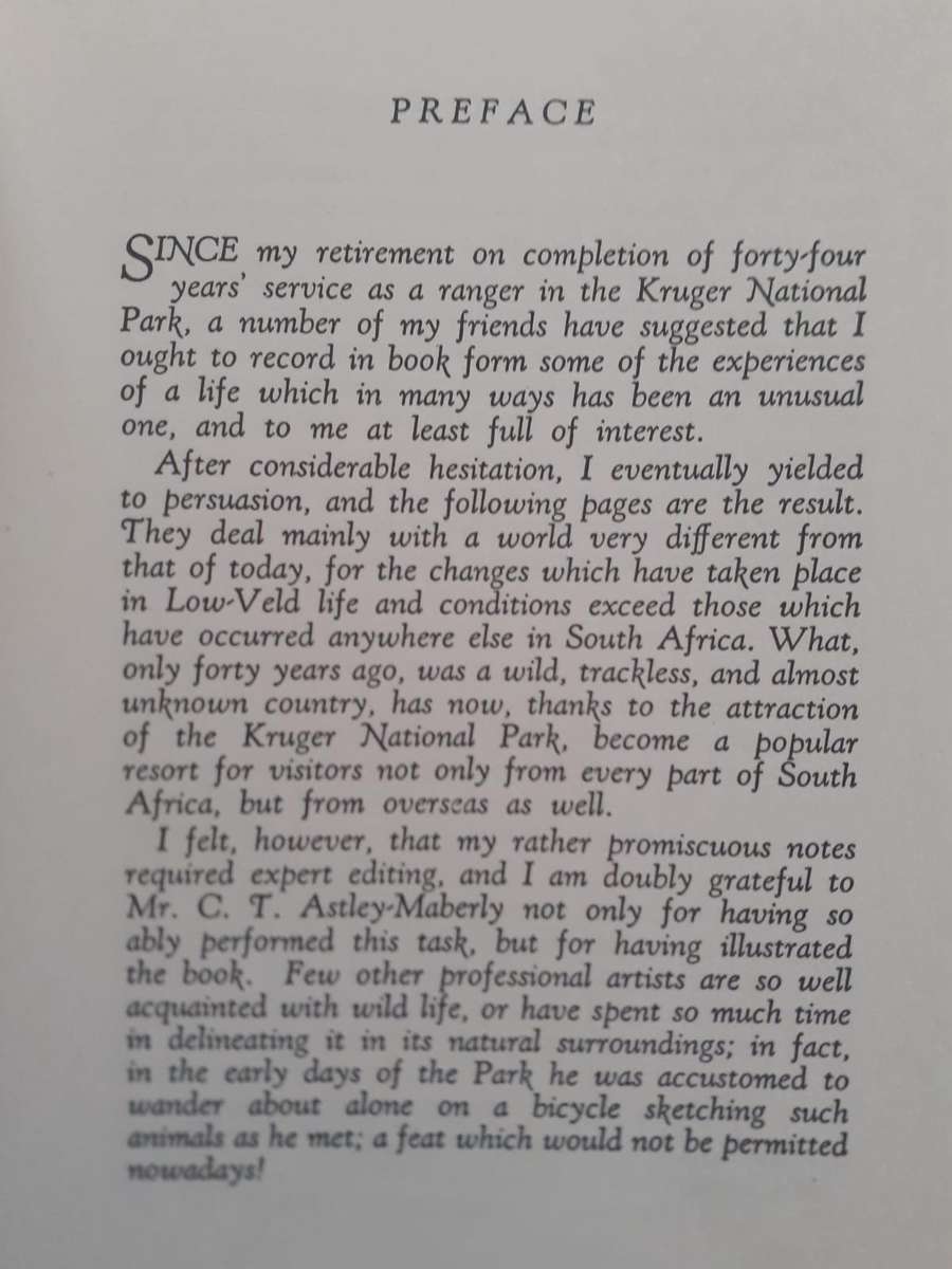 Memories of a Game Ranger ~ Harry Wolhuter