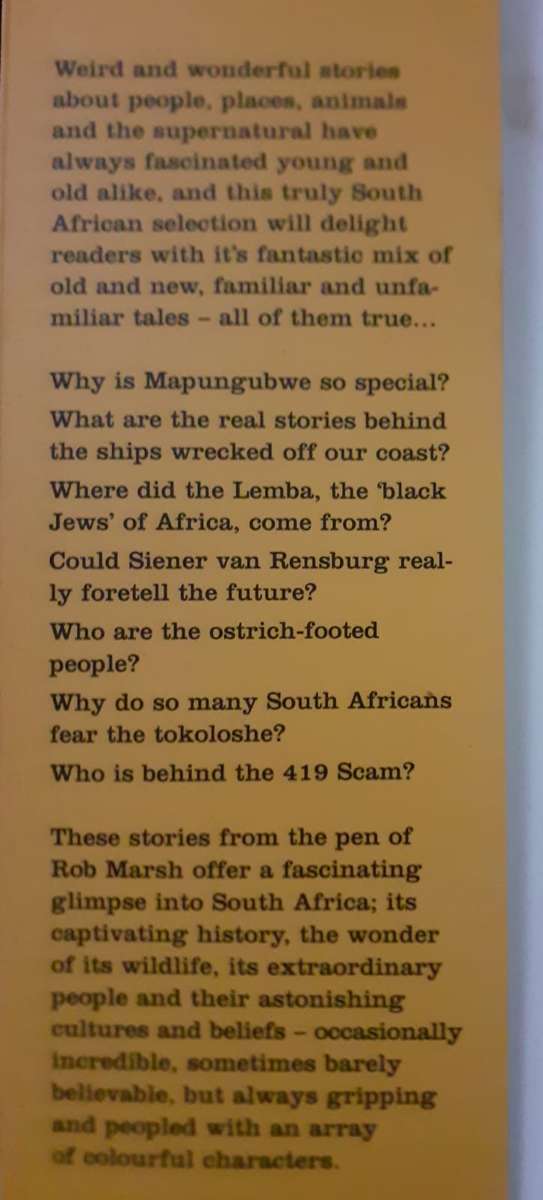 South Africa Weird and Wonderful ~ Rob Marsh