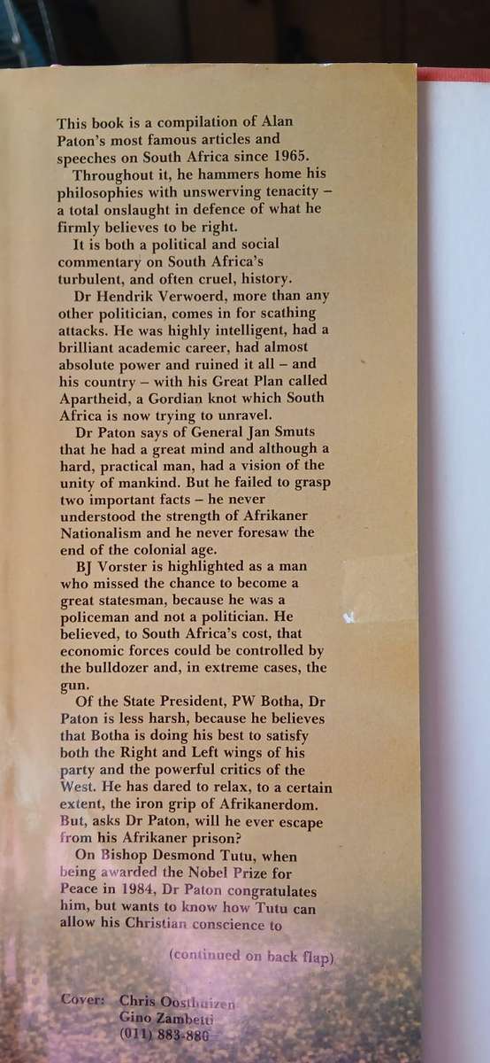 Save the Beloved Country ~ Alan Paton