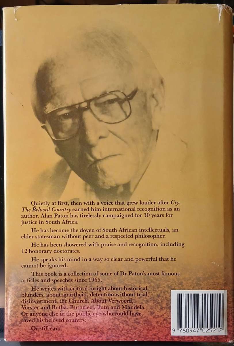 Save the Beloved Country ~ Alan Paton