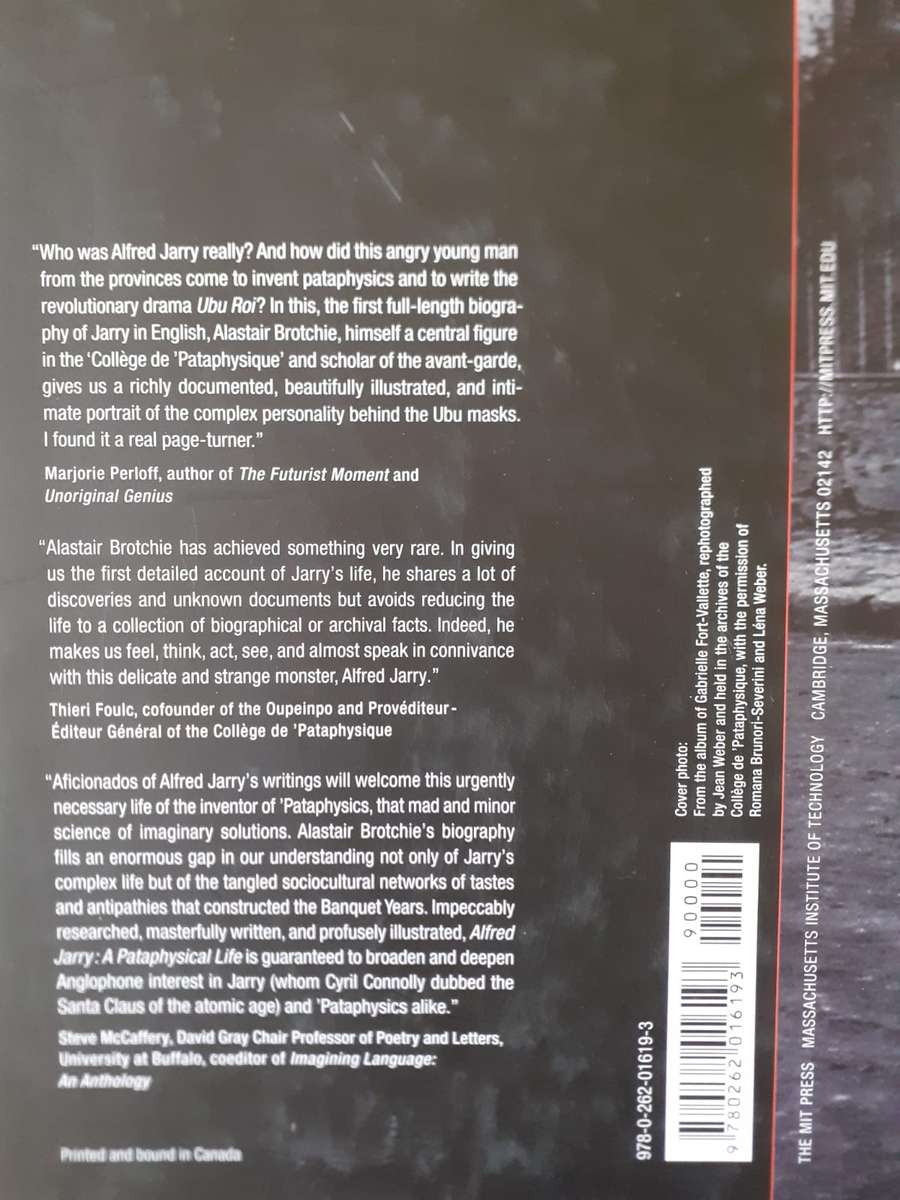 Alfred Jarry  A Pataphysical Life  ~ Alastair Brotchie