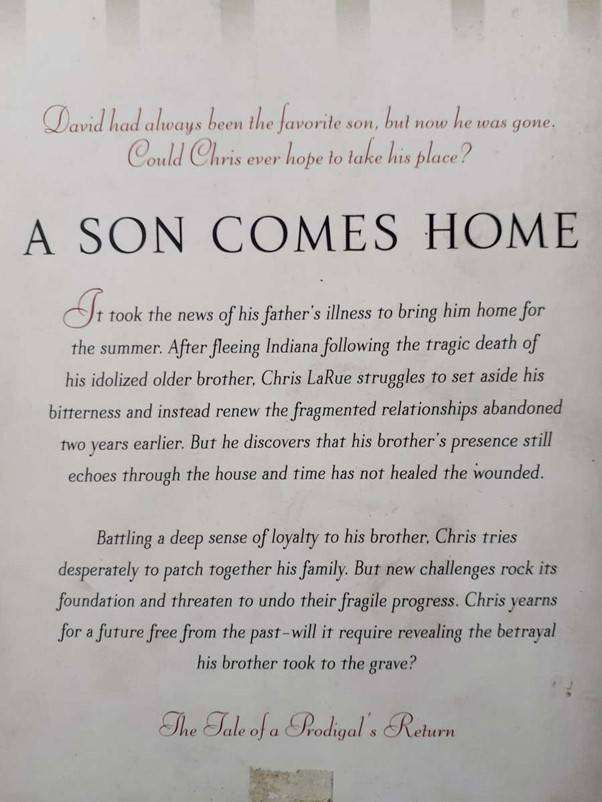 A Son Comes Home ~ Joseph Bentz