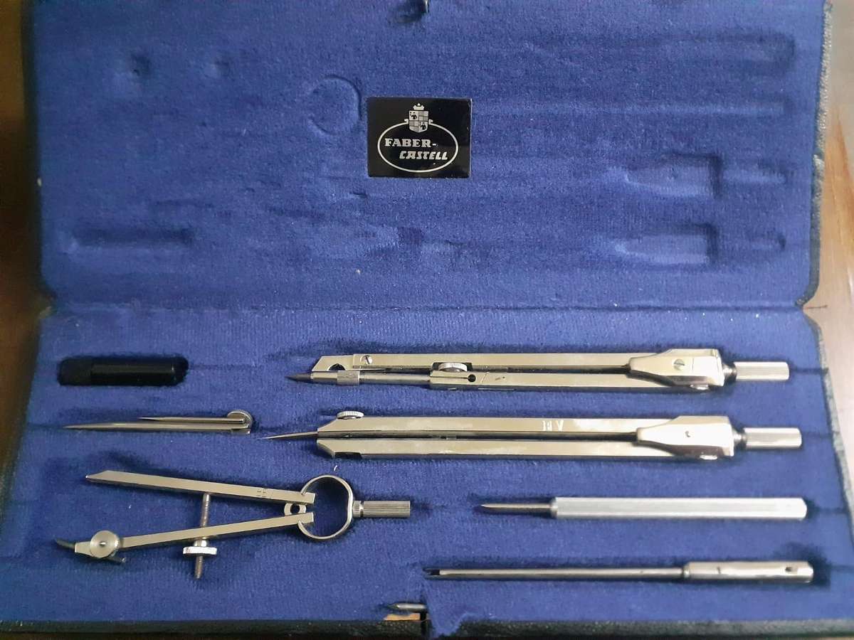 Vintage Faber-Castell Technical Drawing Set