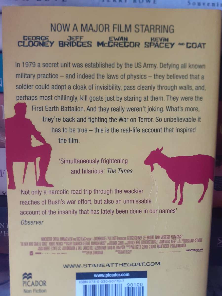 The Men Who Stare at Goats ~ Jon Ronson