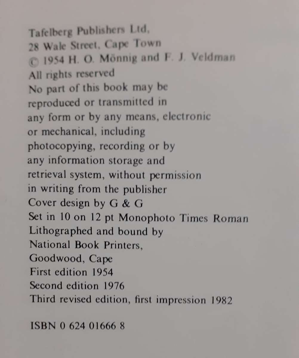 Handbook on Stock Diseases ~ Monnig / Veldman