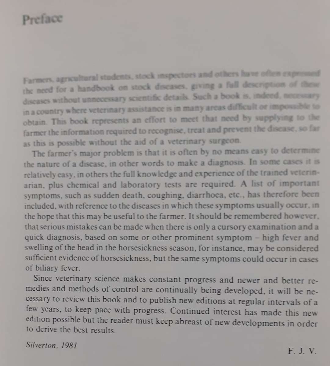 Handbook on Stock Diseases ~ Monnig / Veldman