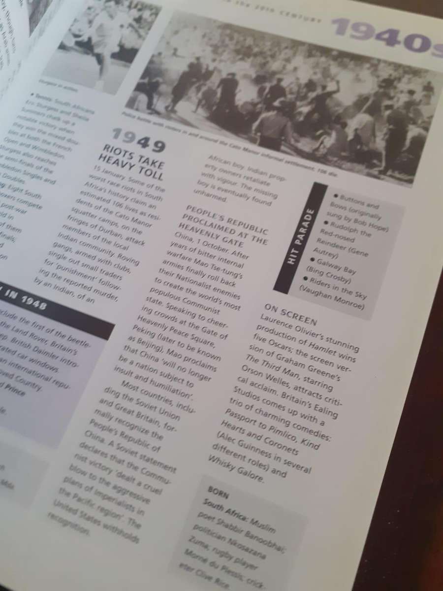 South Africa in the 20th Century - chronicles of an era ~ Peter Joyce