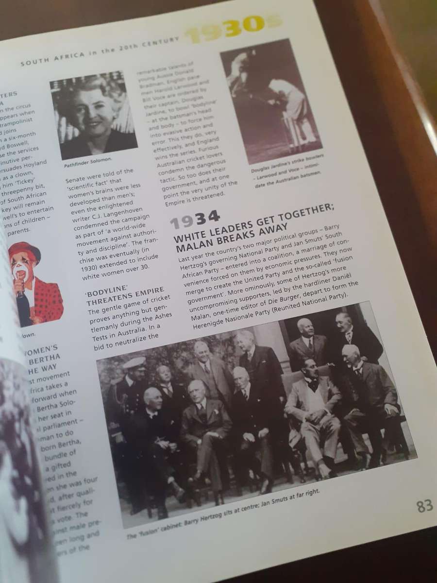 South Africa in the 20th Century - chronicles of an era ~ Peter Joyce