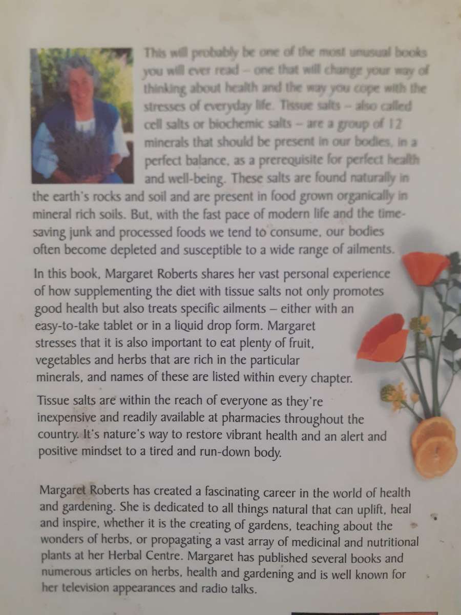 Tissue Salts for Healthy Living ~ Margaret Roberts