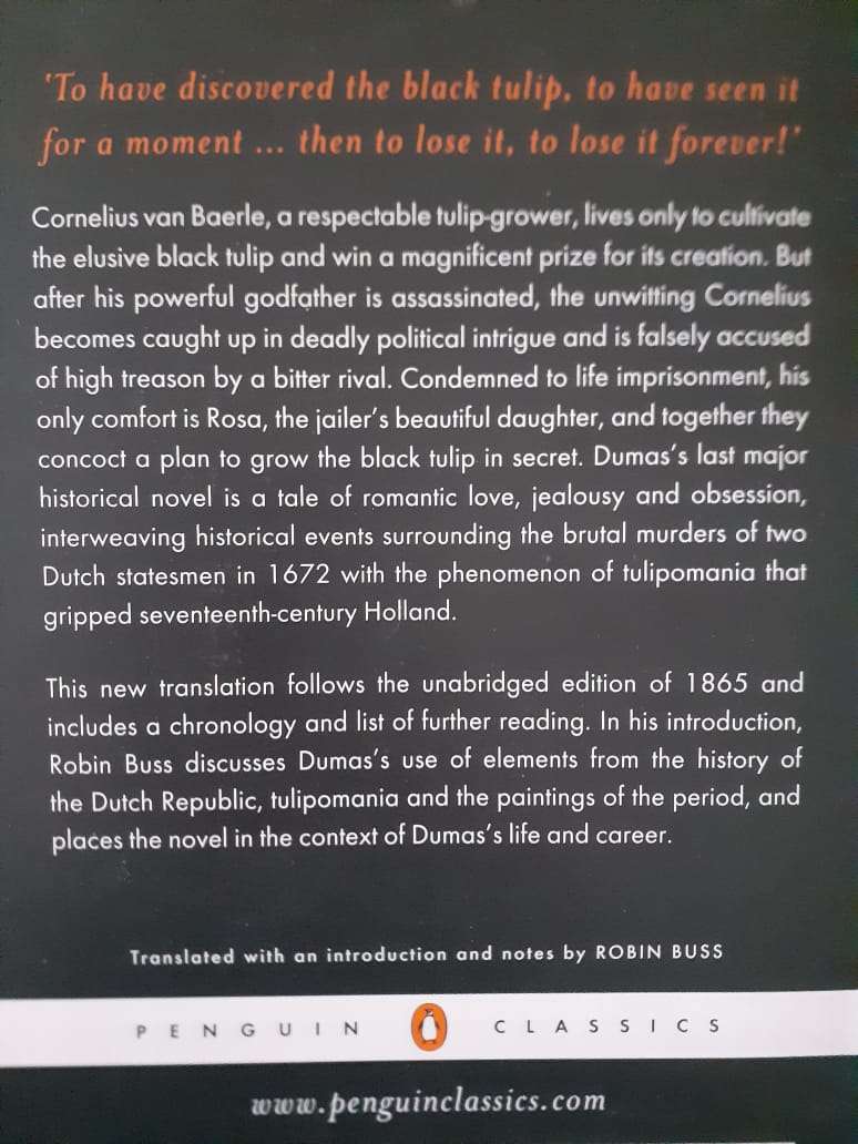 The Black Tulip ~ Alexandre Dumas