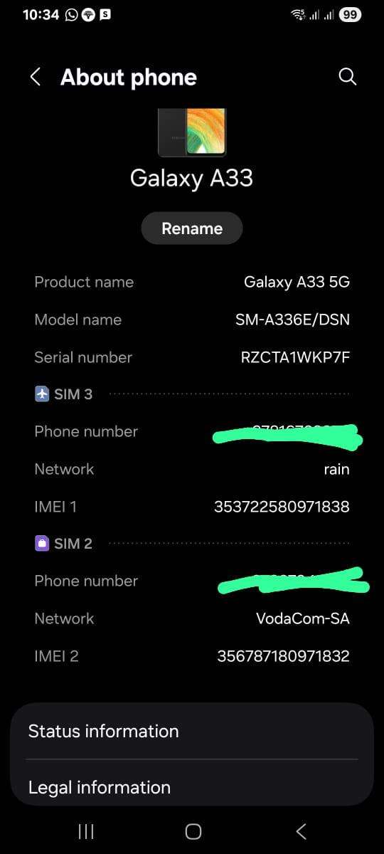 SAMSUN GALAXY A33 5G DUAL SIM