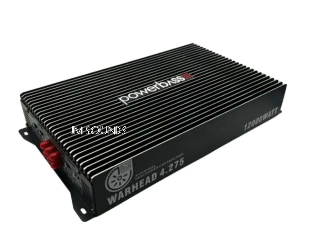 Powerbass WARHEAD 4.275 12000w 4channel amplifier