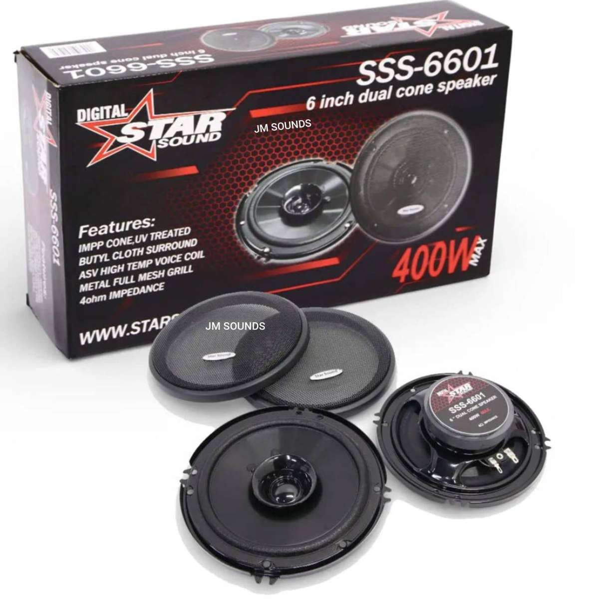 Star Sound SSS-6601 6 Inch Speakers