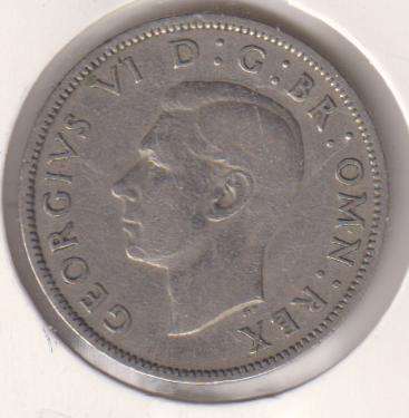 GREAT BRITAIN 2 SHILLINGS 1947 IN COIN FLIP
