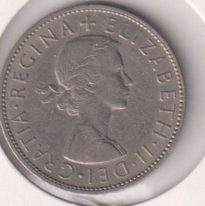 GREAT BRITAIN HALF CROWN 1967 IN COIN FLIP
