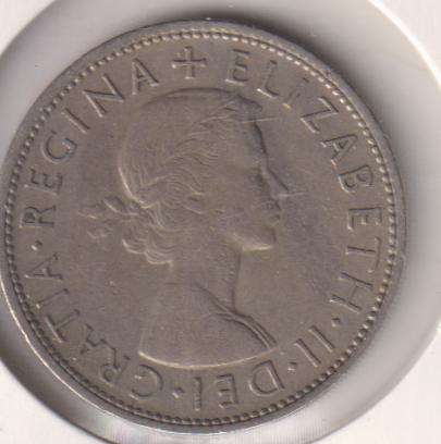 GREAT BRITAIN HALF CROWN 1961 IN COIN FLIP
