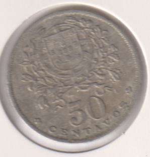 PORTUGAL 50 CENTAVOS 1962 IN COIN FLIP