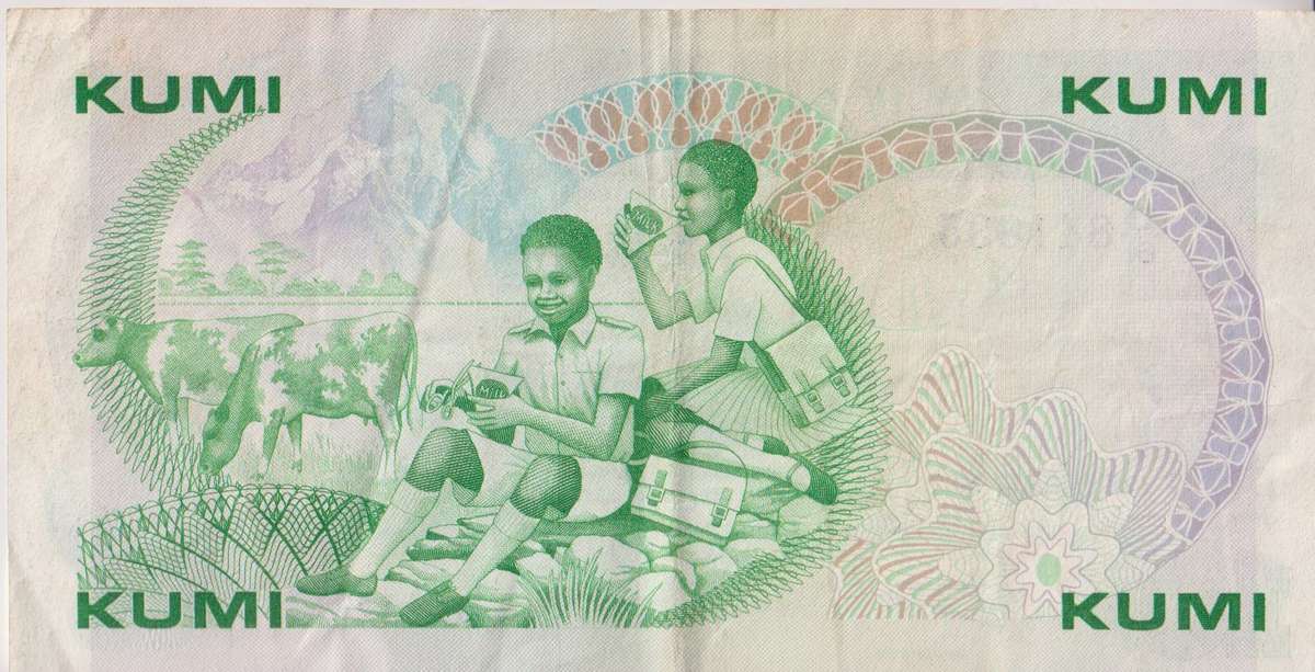 KENYA 10 SHILLINGS 1982 P20 VF