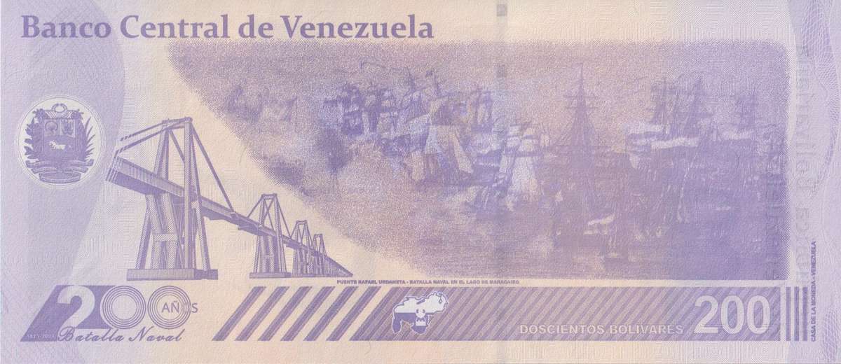 VENEZUELA 200 MILLION BOLIVARS DIGITALS 2023 P120 UNC