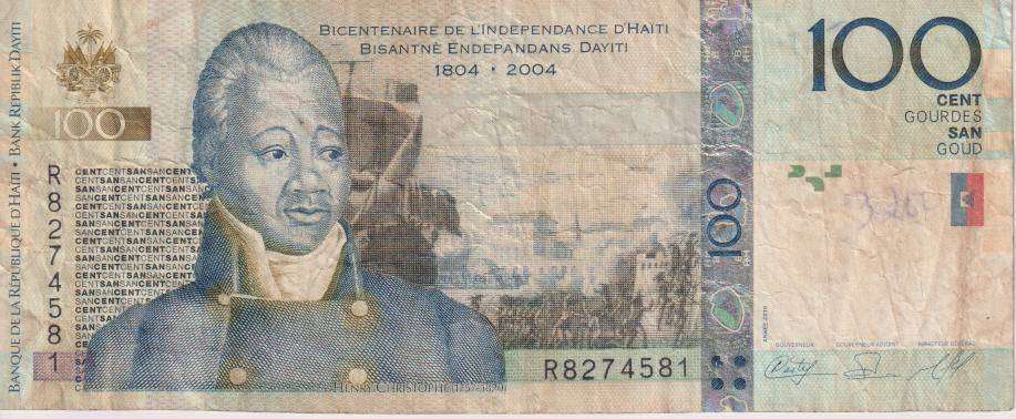 HAITI  100 GOURDES 2010 P275 VF