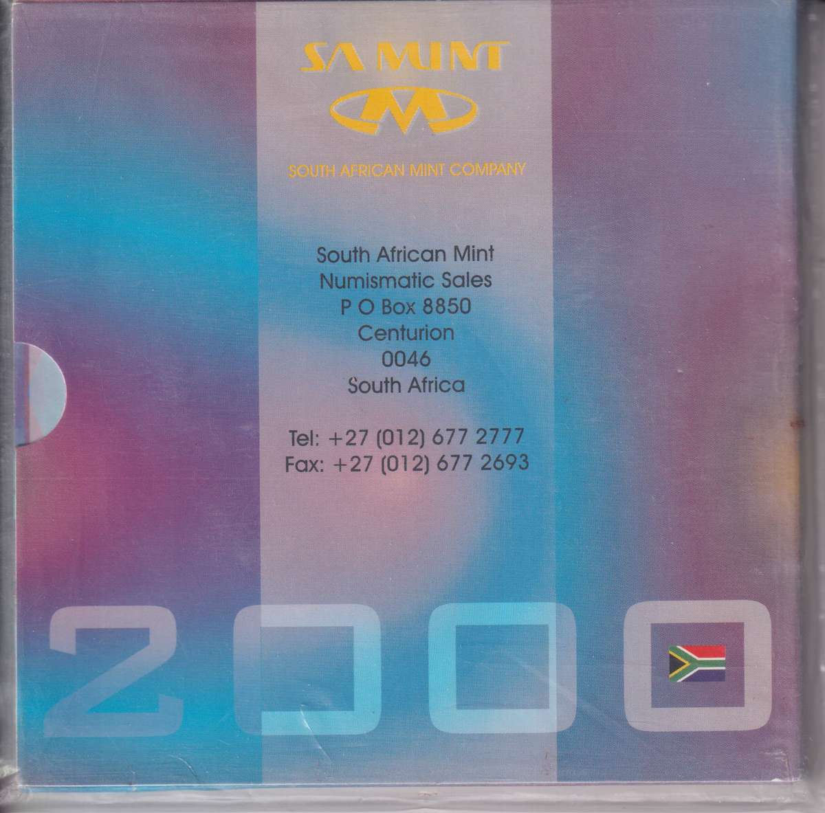 REPUBLIC OF SOUTH AFRICA - 2000 Circulation set of Uncirculated coins