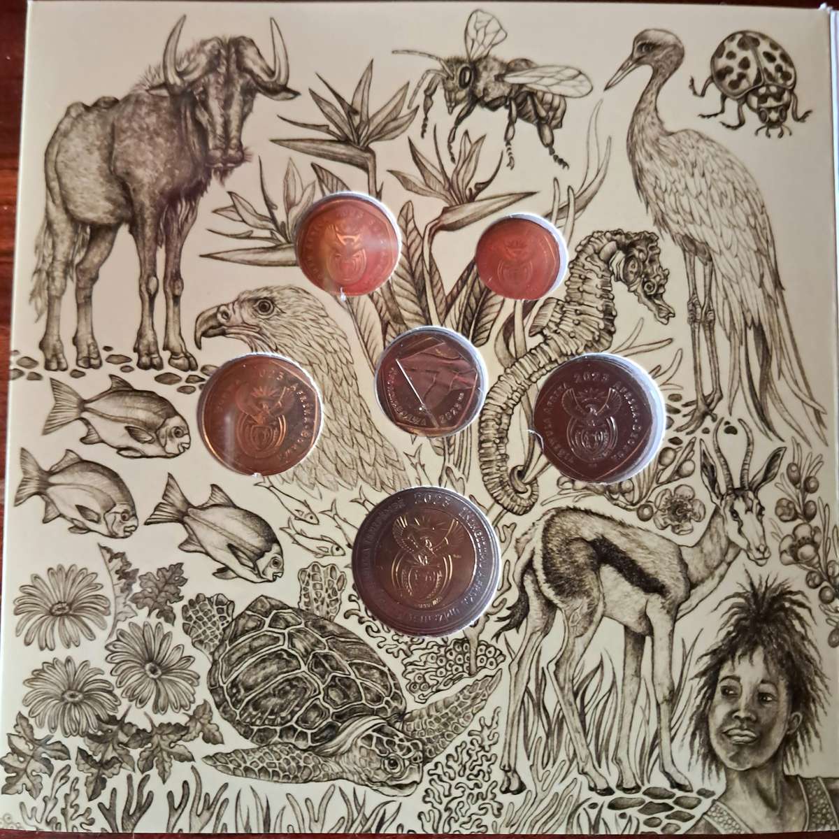 2023  RSA  UNCIRCULATED COIN SET-  see scans
