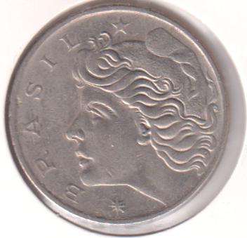 BRAZIL 50 CENTAVOS 1970 - IN COIN FLIP