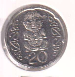 NEW ZEALAND 20 PENCE 2008 - IN COIN FLIP