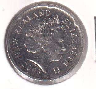 NEW ZEALAND 20 PENCE 2008 - IN COIN FLIP