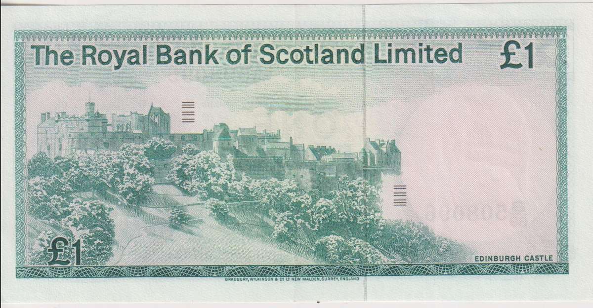 ROYAL BANK OF SCOTLAND 1 POUND  1979 P336  VF