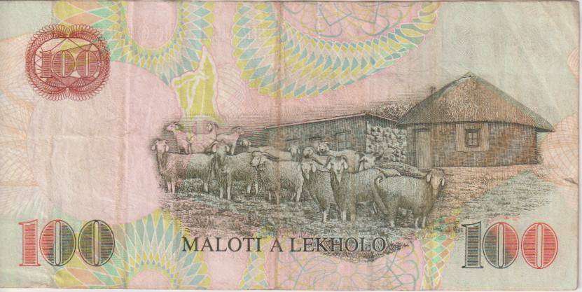 Lesotho 100 Maloti 1994 P18 VF