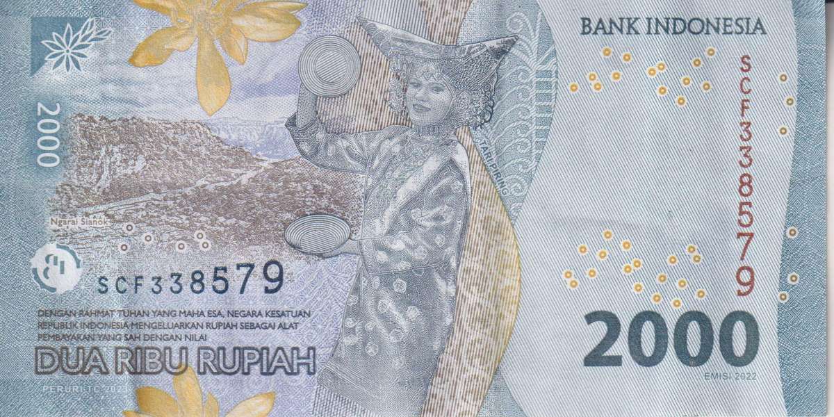 INDONESIA 2000 RUPIAH 2022 P163 VF
