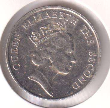 HONG KONG 5 DOLLARS 1988 - IN COIN FLIP