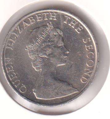 HONG KONG 5 DOLLARS 1980 - IN COIN FLIP