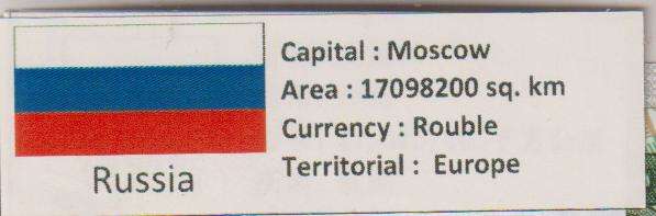 RUSSIA 5 & 10 ROUBLES 1997 P267/268 UNC with country information sticker